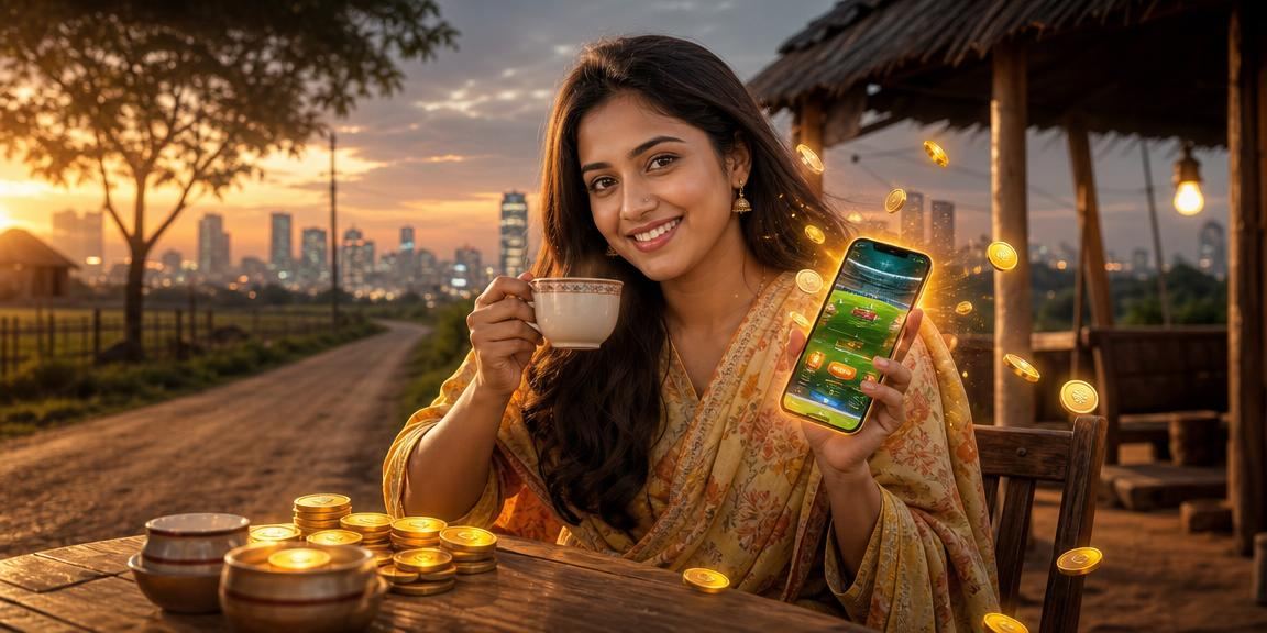 কুমিল্লায় স্মার্টফোনে অনলাইন ক্যাসিনো গেম উপভোগ করছেন বাংলাদেশি মডেল